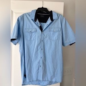 7 diamonds short sleeve button down